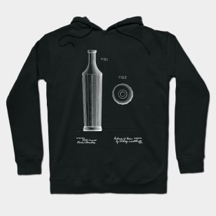 Bottle Design Vintage Patent Drawing Hoodie